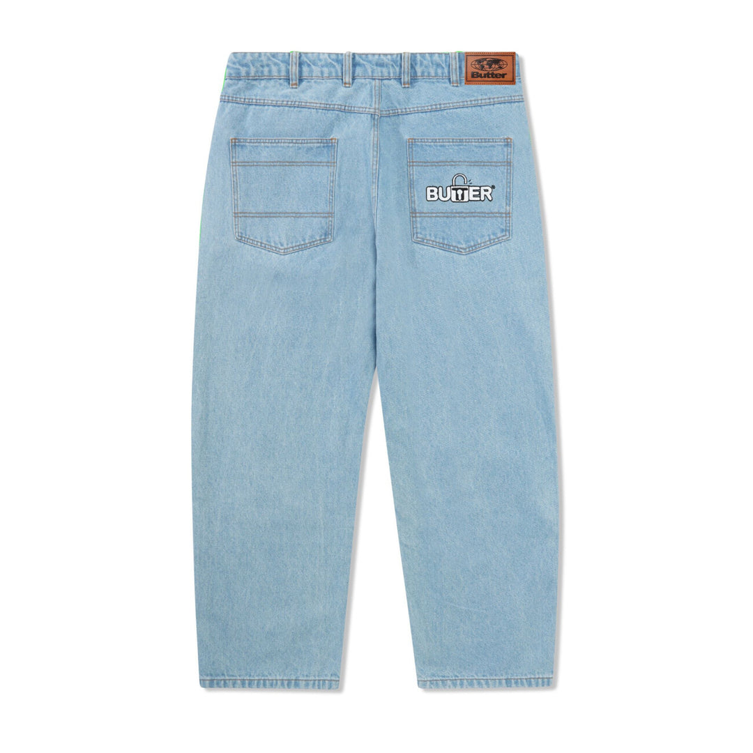 Lock Baggy Denim Jeans