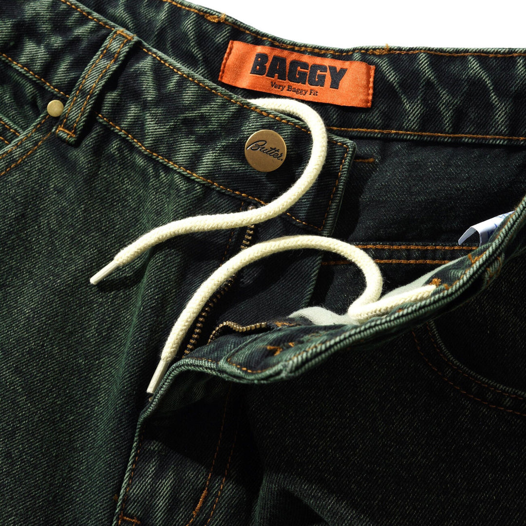 Lock Baggy Denim Jeans