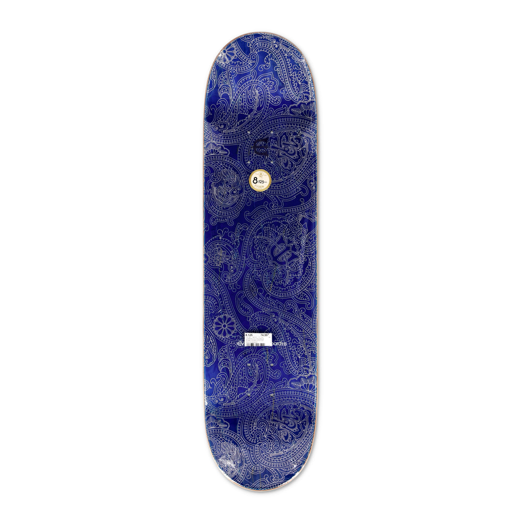 Paisley Blue Black 8.125"