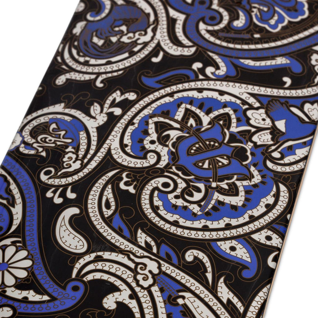 Paisley Blue Black 8.125"