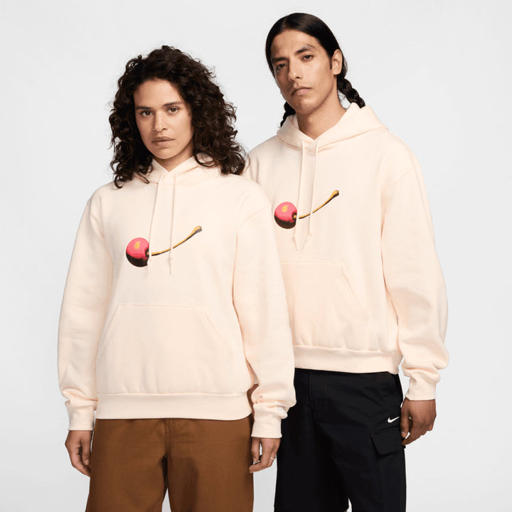 Fleece Pullover Hoodie Cherry