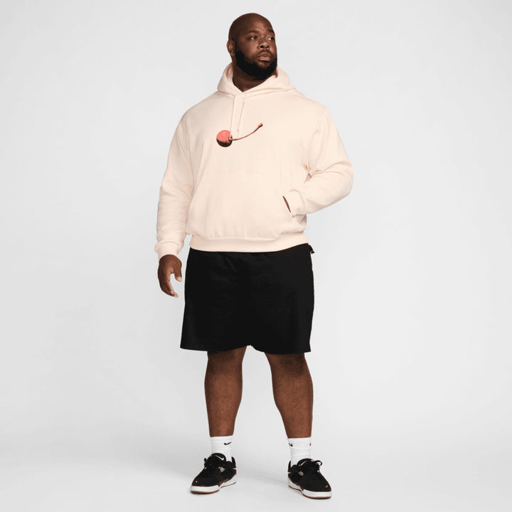 Fleece Pullover Hoodie Cherry