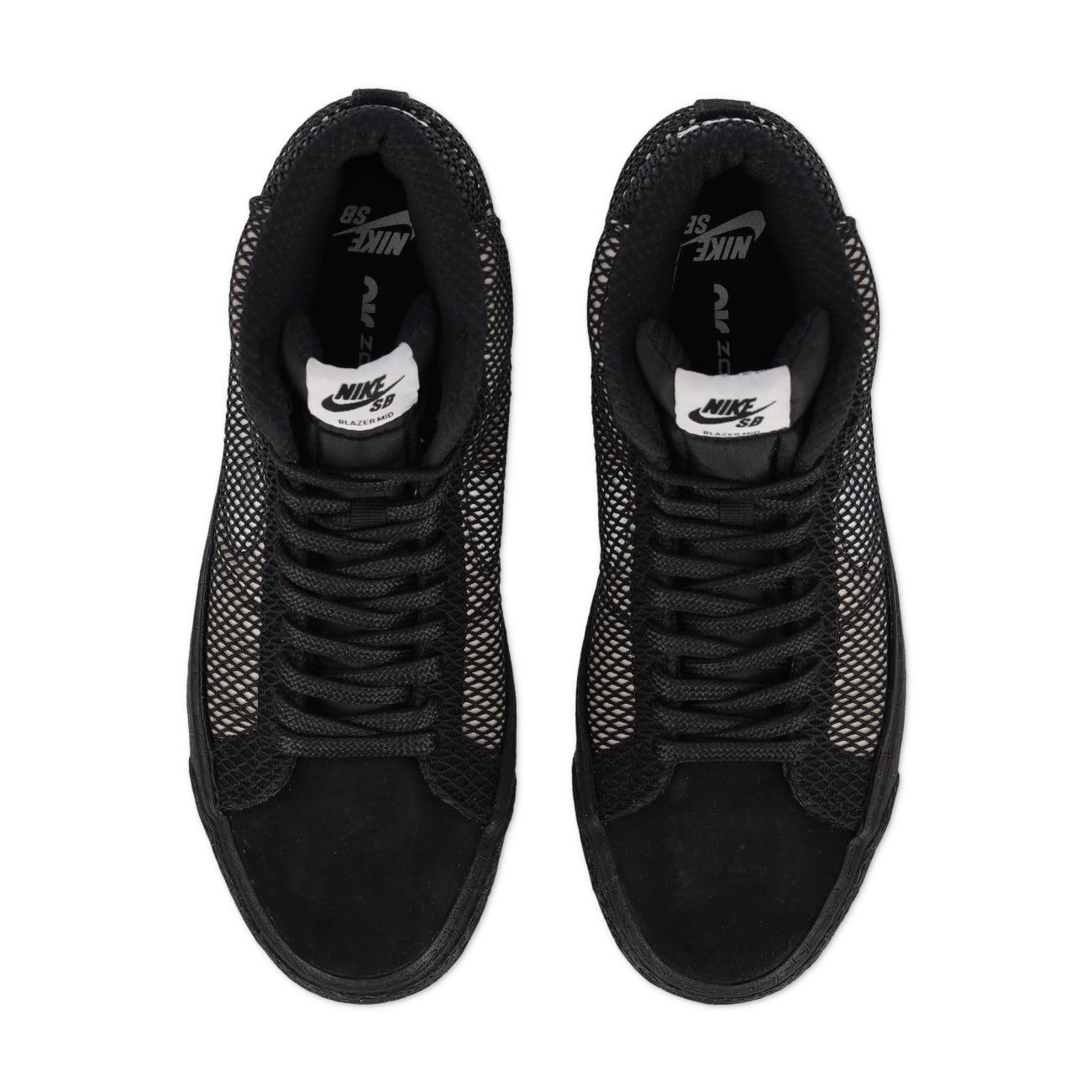 All black nike blazer mid online