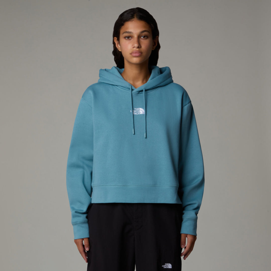 W Essential Crop Hoodie